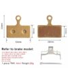 placute compatibile shimano XT auriu 2 set placute compatibile shimano D03s