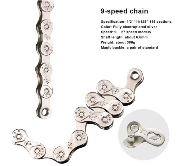lant riderace 9 vit lant bicicleta 9 viteze