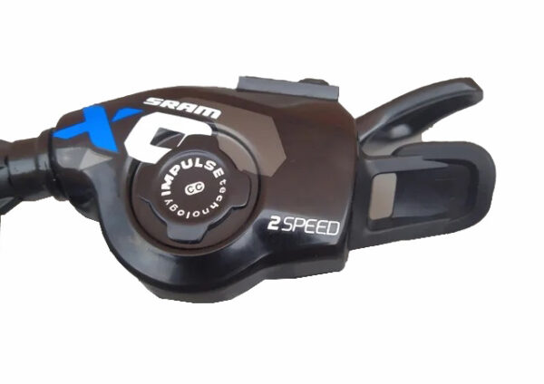 sram x0 albastru 2 manete schimbator sram x0 albastru
