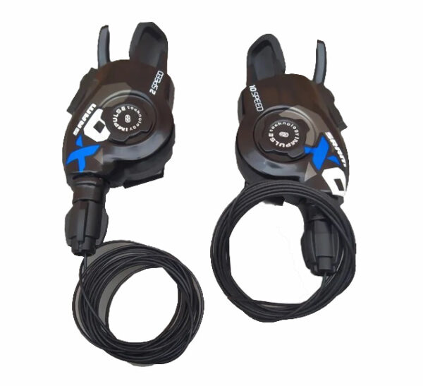 sram x0 albastru manete schimbator sram x0 albastru