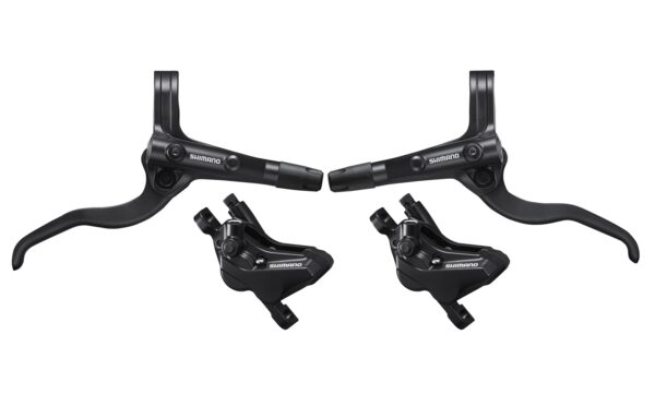 Shimano-BL-MT401-BR-MT420 set frane hidraulice cu 4 pistoane Shimano BL-M401-BR-MT420