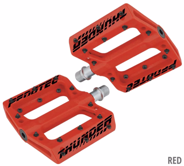 thunder-183-rosu pedale bicicleta Pedotec Thunder 183 rosu